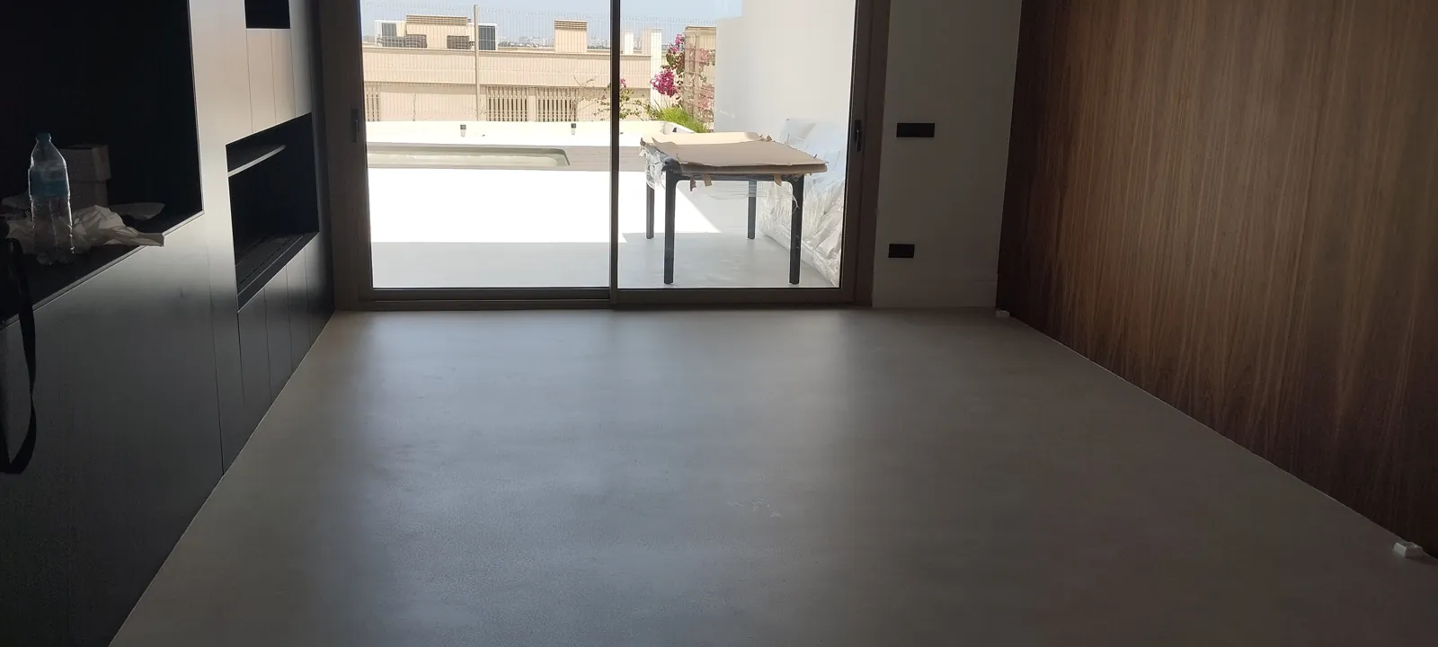 Microcemento en obra